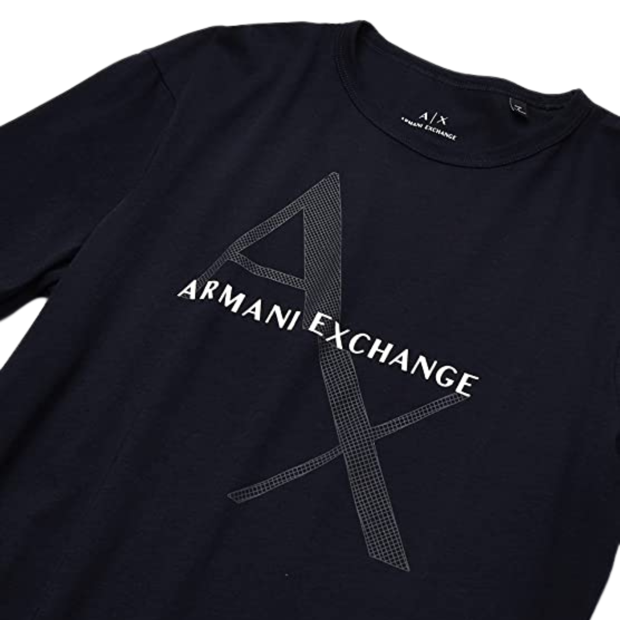 ARMANI EXCHANGE T-SHIRT A/X BLU SCURO