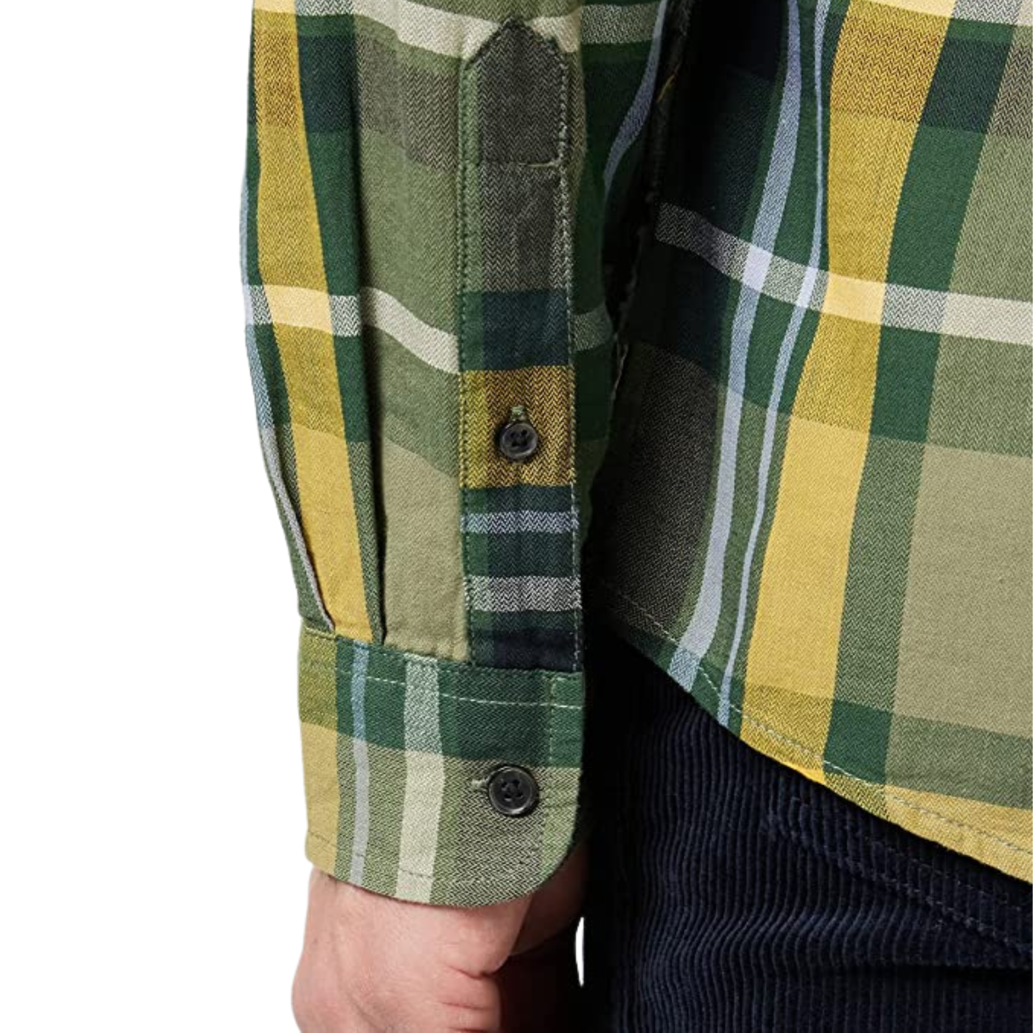 WRANGLER CAMICIA A QUADRI GIALLA