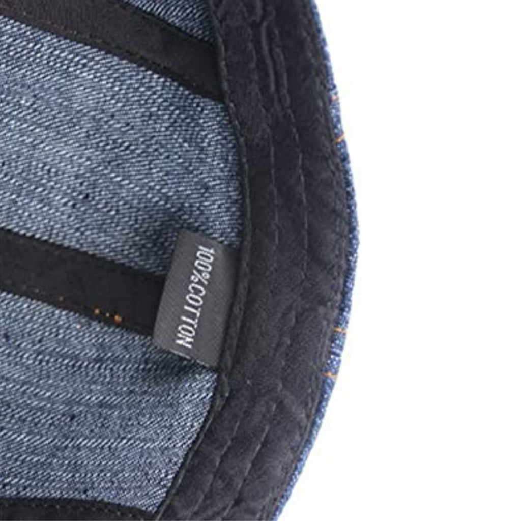 CAPPELLO BASCO IN DENIM BLUE