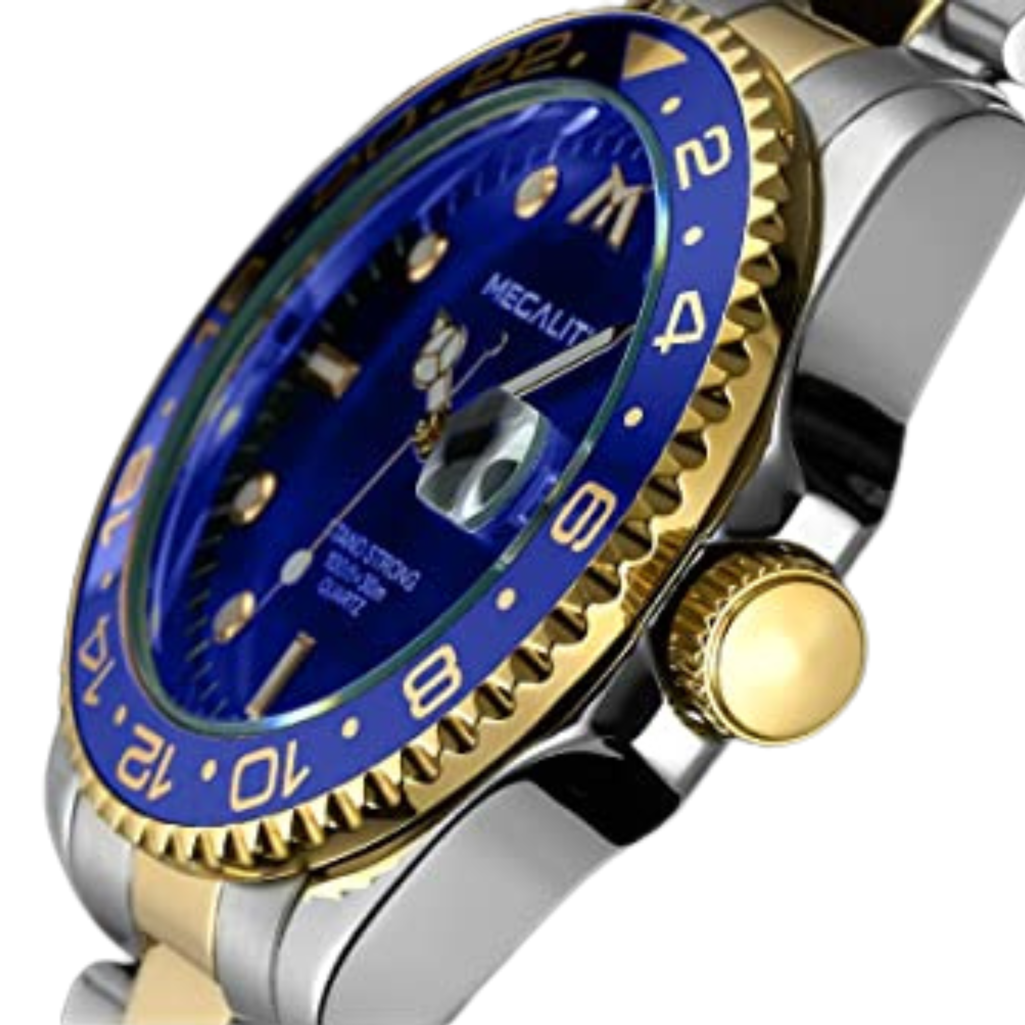 OROLOGIO BUSINESS IN ACCIAIO BLU CROMATO