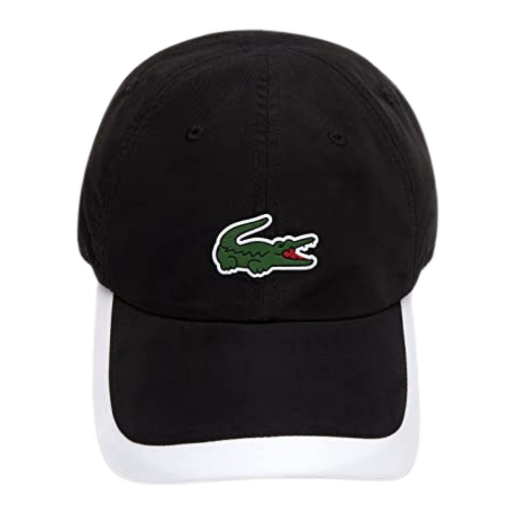 LACOSTE CAPPELLO CON VISIERA NERO