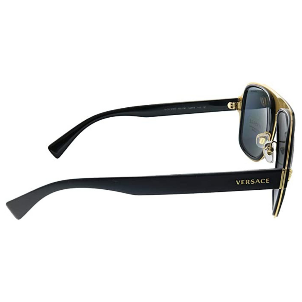 VERSACE OCCHIALI GOLD NERI