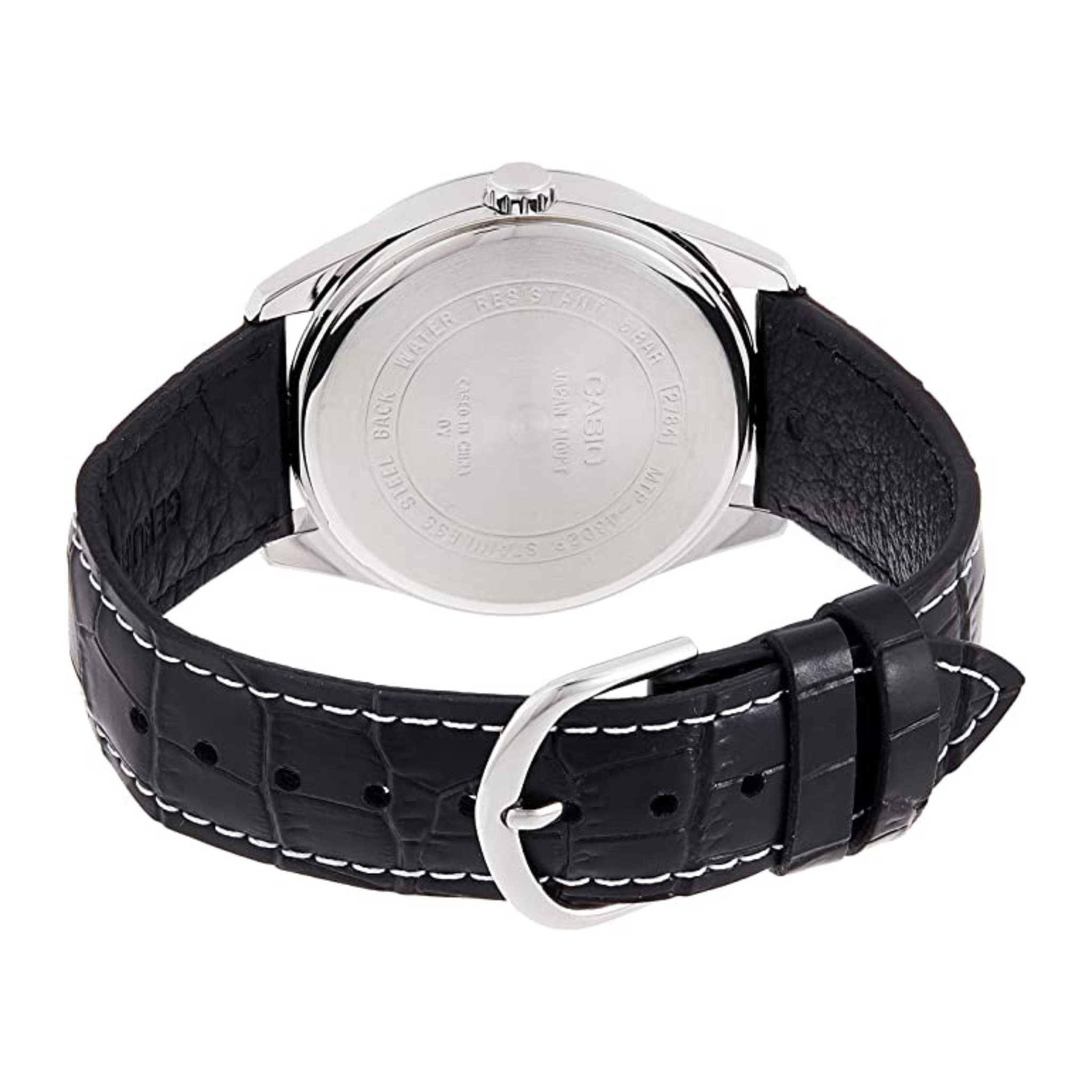 CASIO OROLOGIO IN PELLE NERO