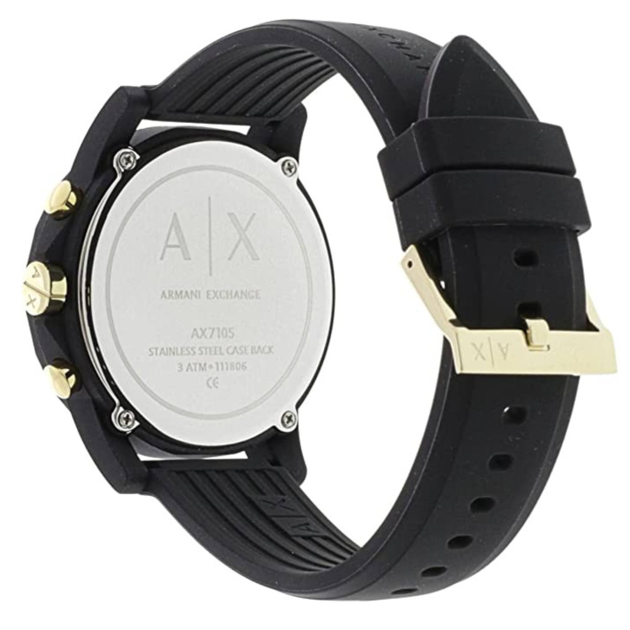ARMANI EXCHANGE OROLOGIO LUXURY NERO