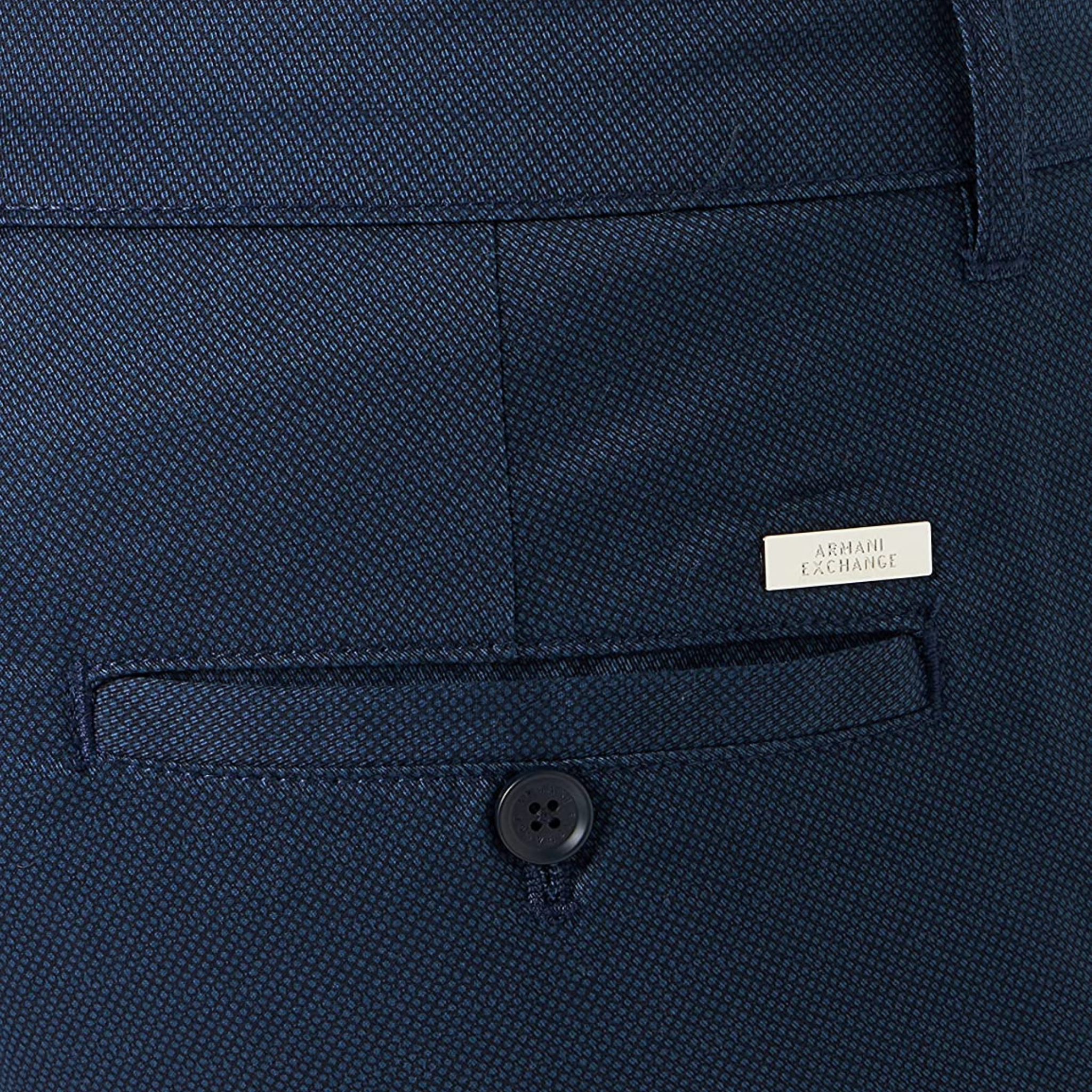 ARMANI EXCHANGE PANTALONE FANTASIA BLU