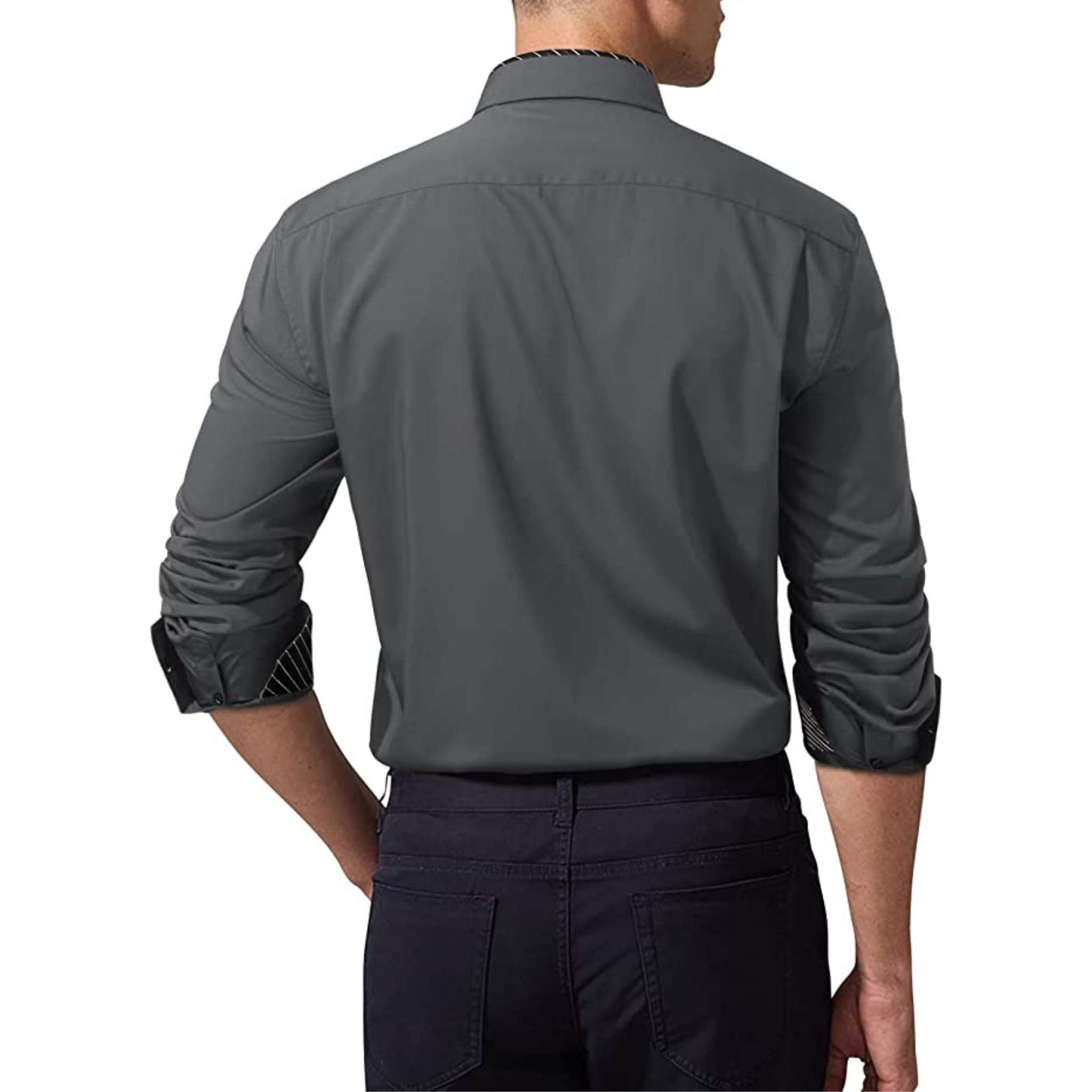 CAMICIA EDER FANTASIA BICOLORE GRIGIA