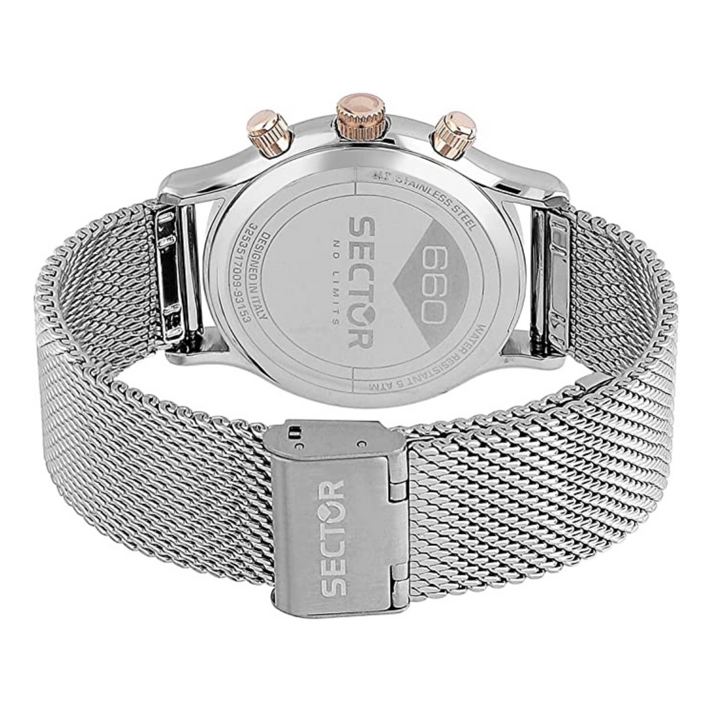 SECTOR OROLOGIO IN ACCIAIO BLU