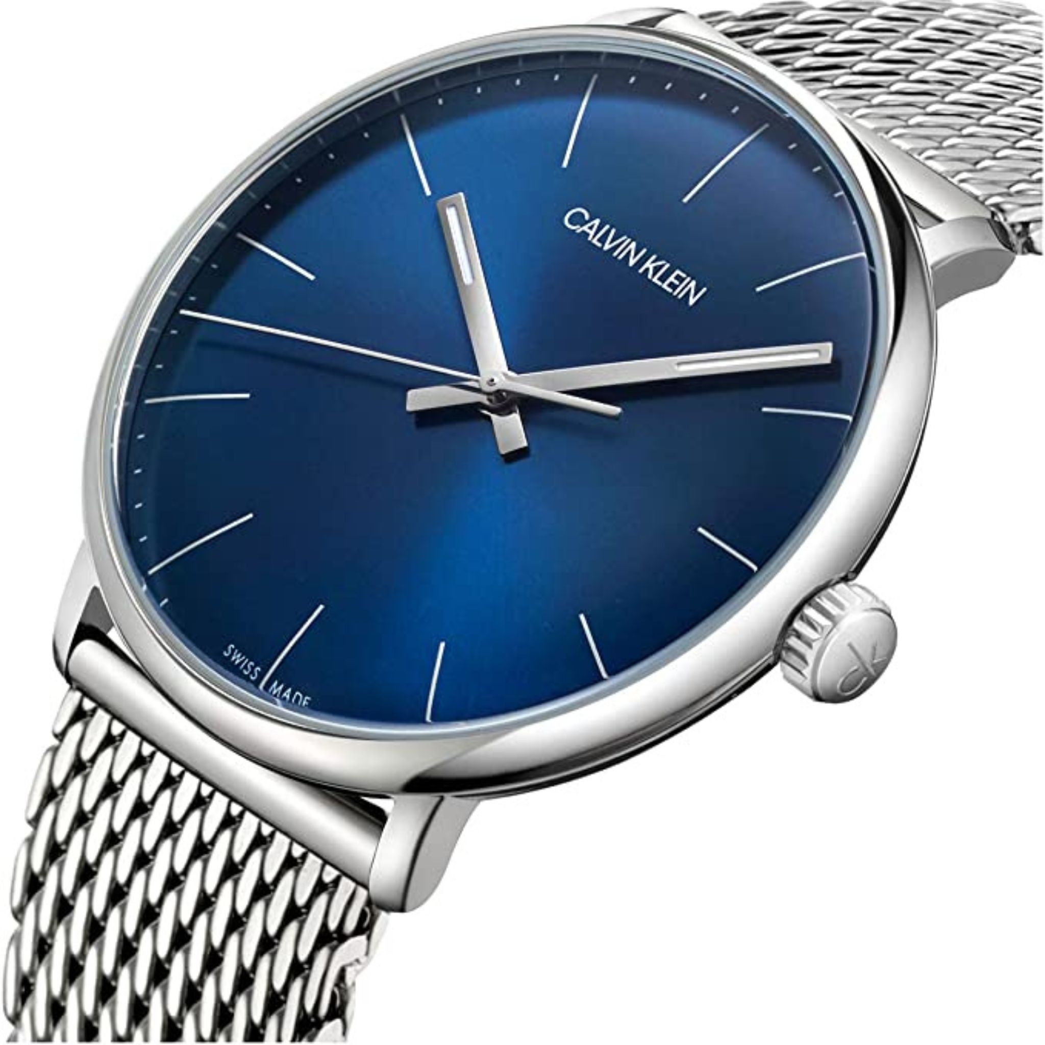 CALVIN KLEIN OROLOGIO IN ACCIAIO BLU NAVY