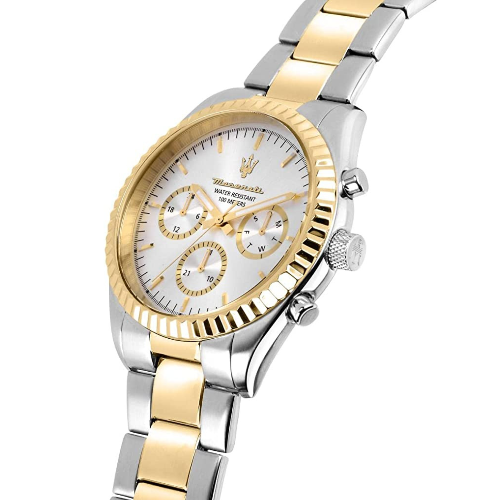 MASERATI OROLOGIO ORO CORSA IN ACCIAIO