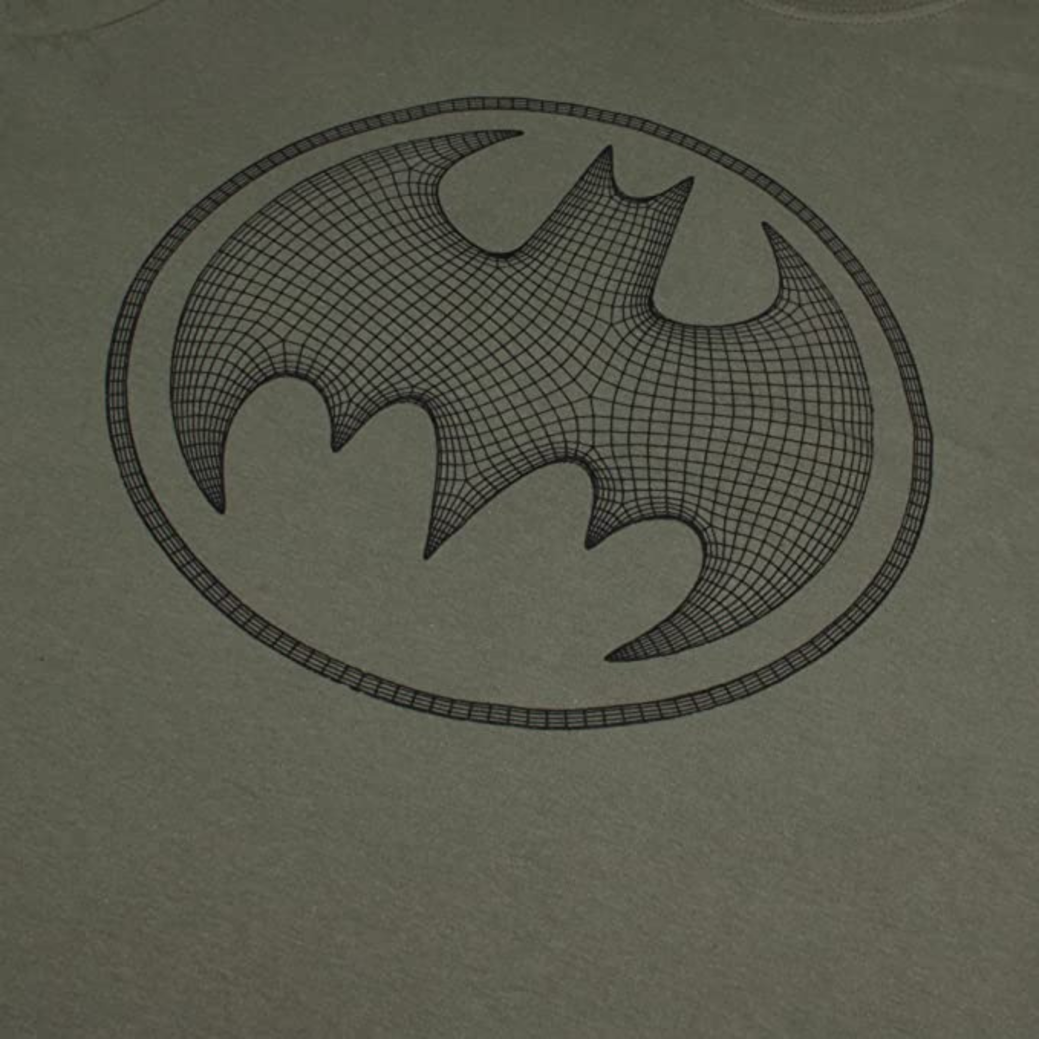 BATMAN T-SHIRT VERDE CON LOGO