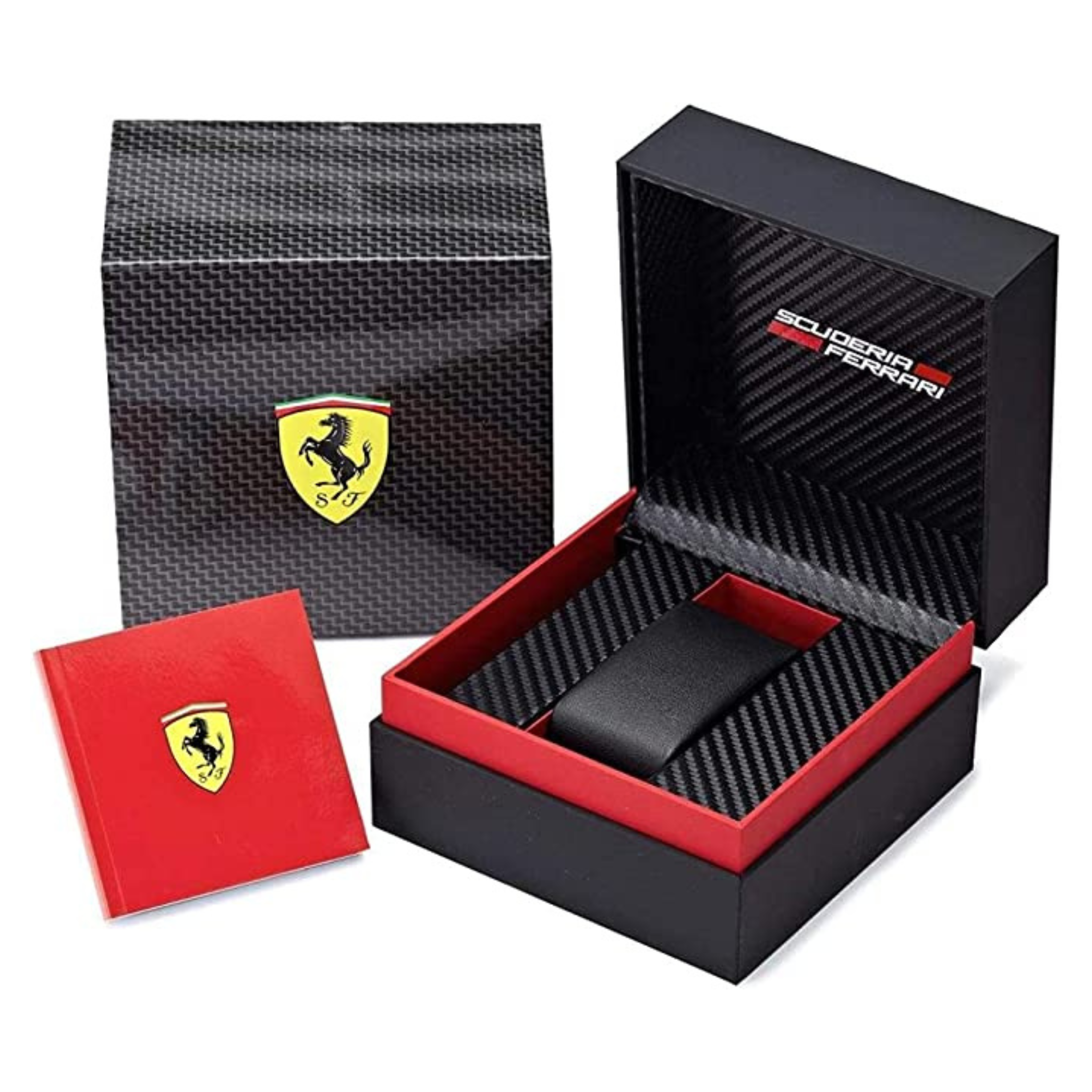 FERRARI SCUDERIA OROLOGIO ROSSO PILOTA