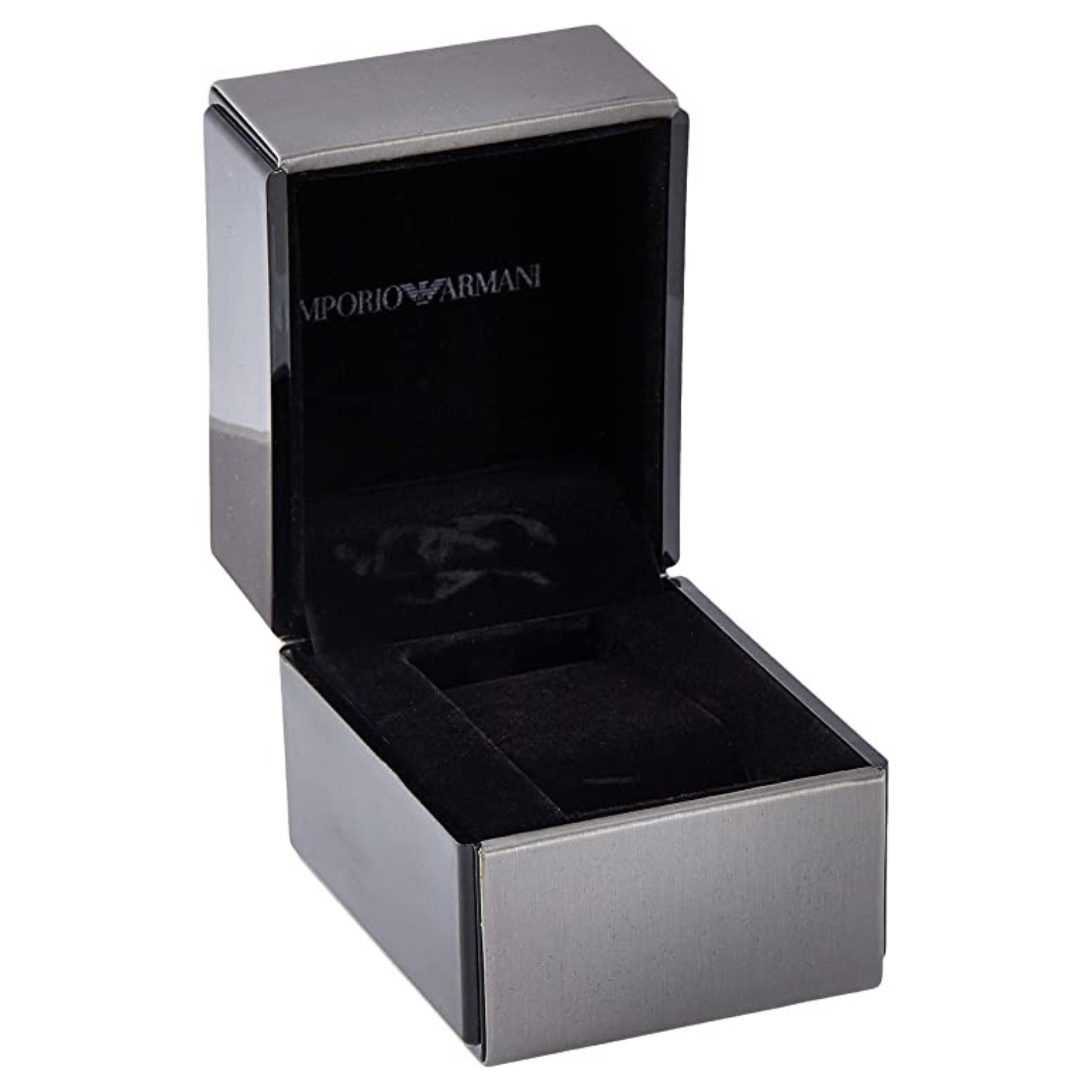 EMPORIO ARMANI OROLOGIO IN PELLE NERO