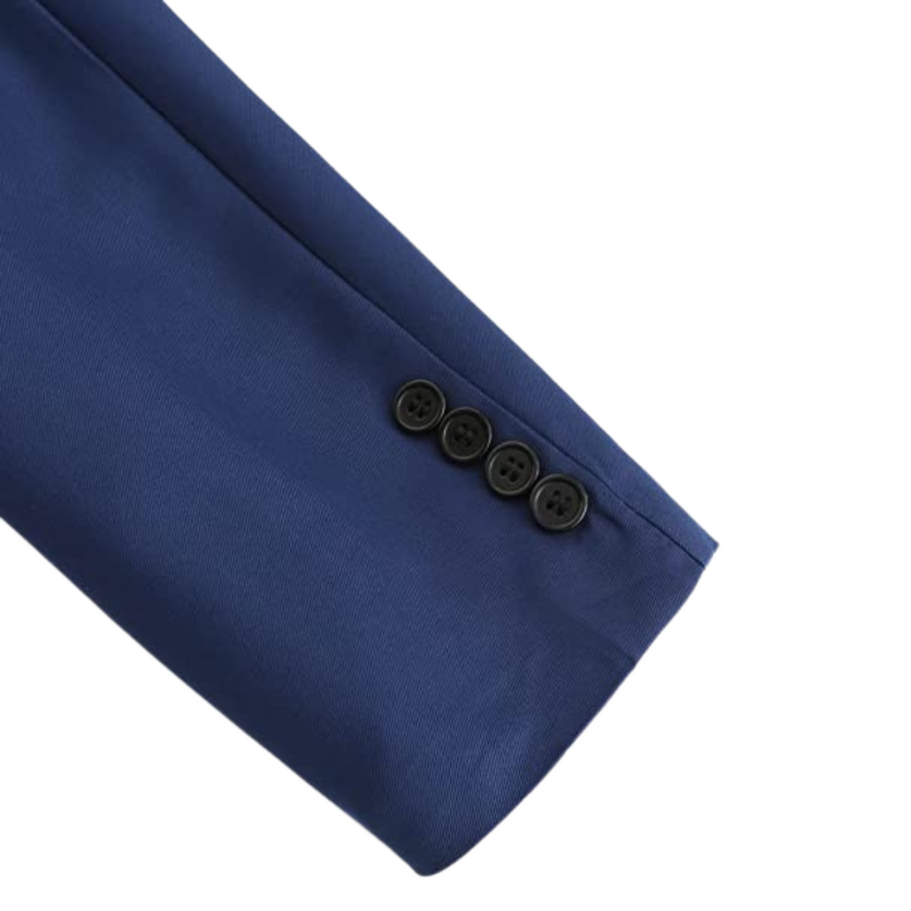 BLAZER ELEGANTE REVER SMOKING BLU