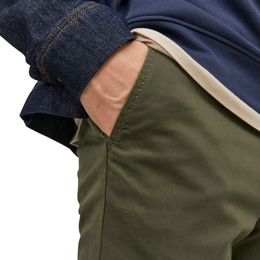 JACK & JONES PANTALONE CASUAL VERDE