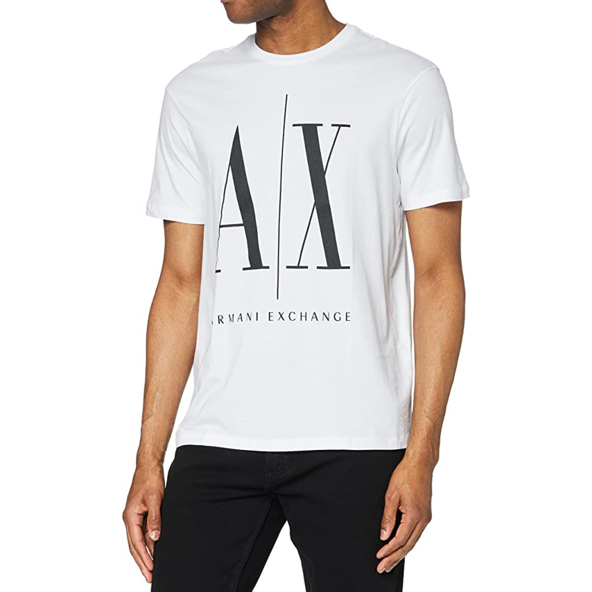 ARMANI EXCHANGE ICON T-SHIRT BIANCA