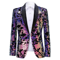BLAZER IN VELLUTO CON PAILLETTES