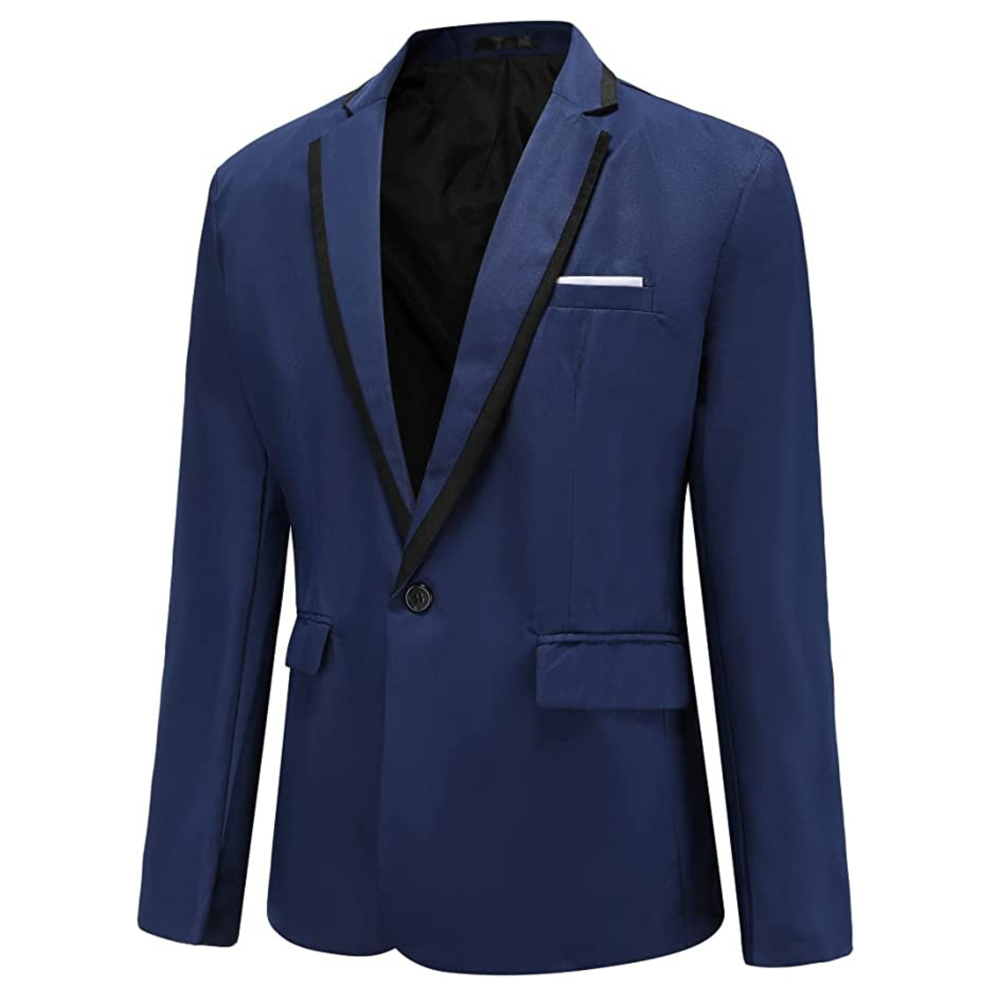 BLAZER ELEGANTE REVER SMOKING BLU
