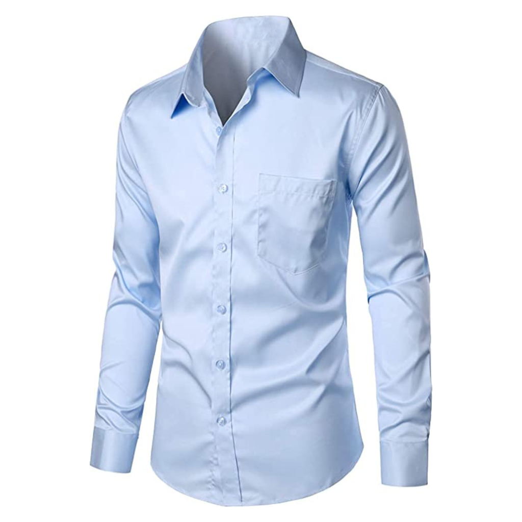 CAMICIA CHRIS TINTA UNITA CELESTE