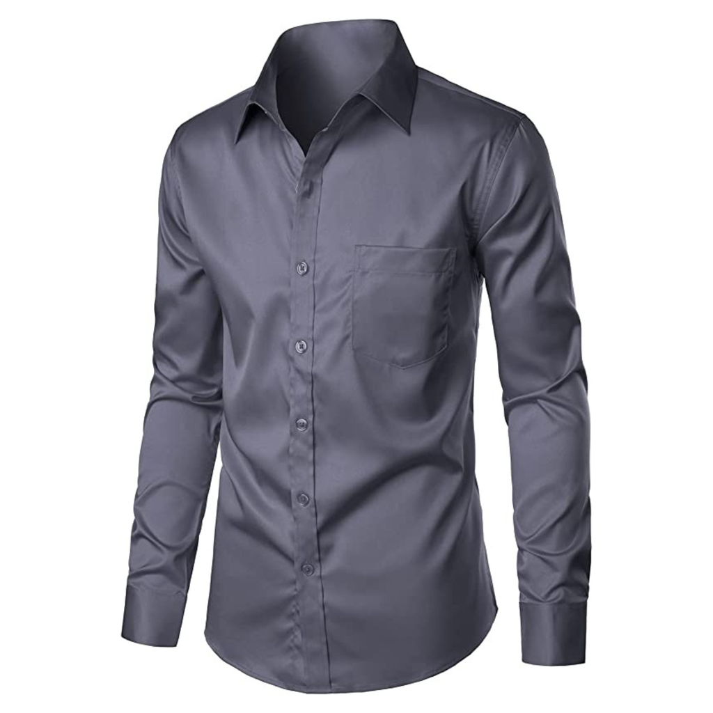 CAMICIA CHRIS TINTA UNITA GRIGIA