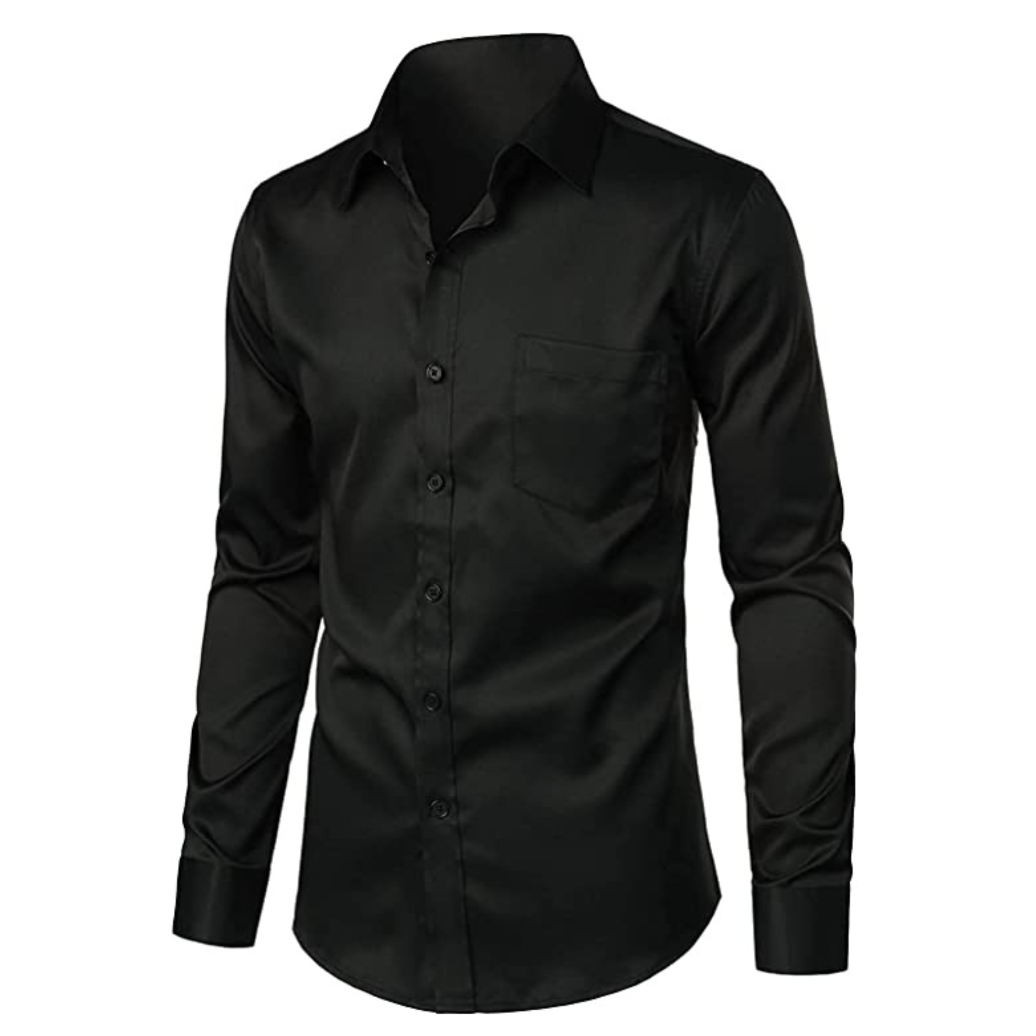 CAMICIA CHRIS TINTA UNITA NERA