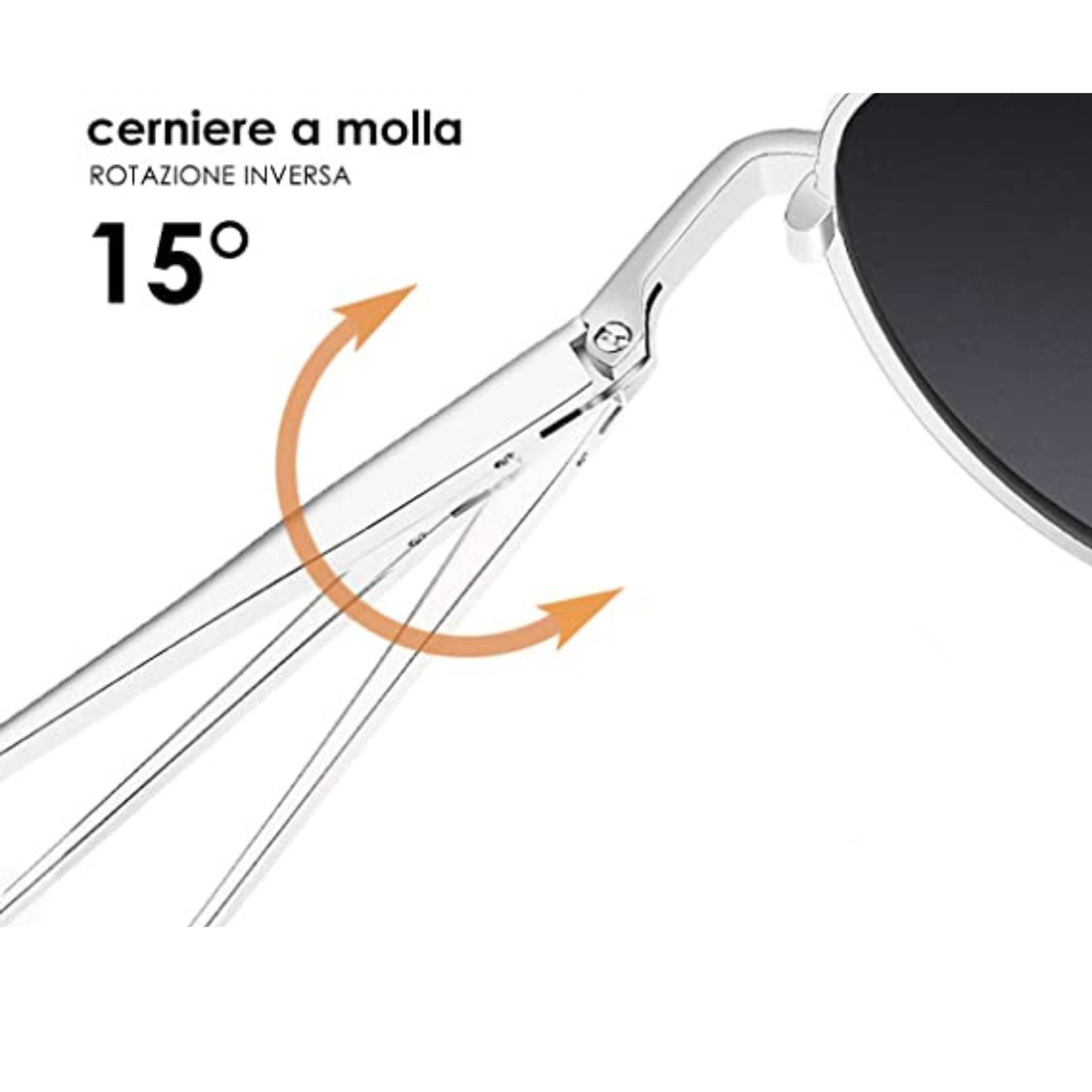 OCCHIALI AVIATORE IN METALLO AZZURRI POLARIZZATI