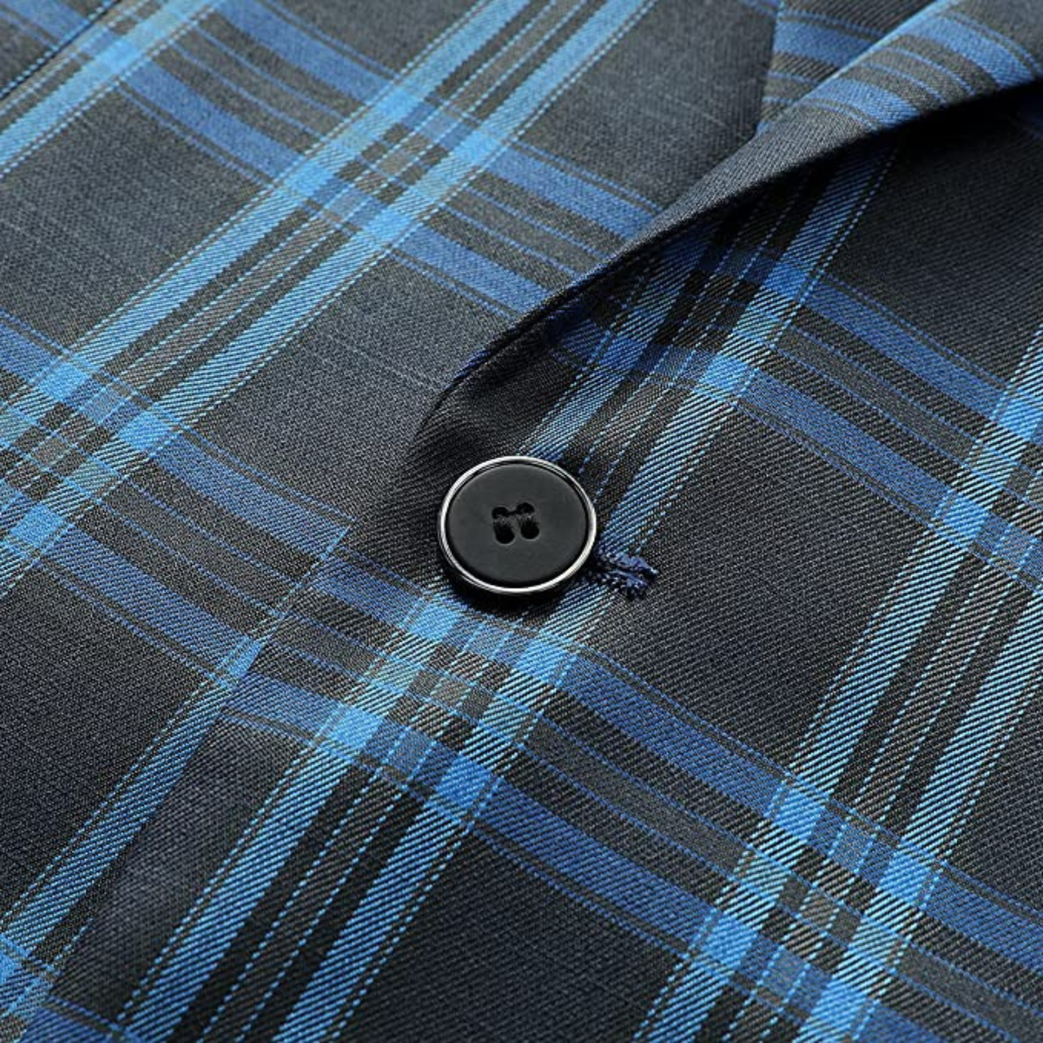 BLAZER A QUADRI BLU/GRIGIO