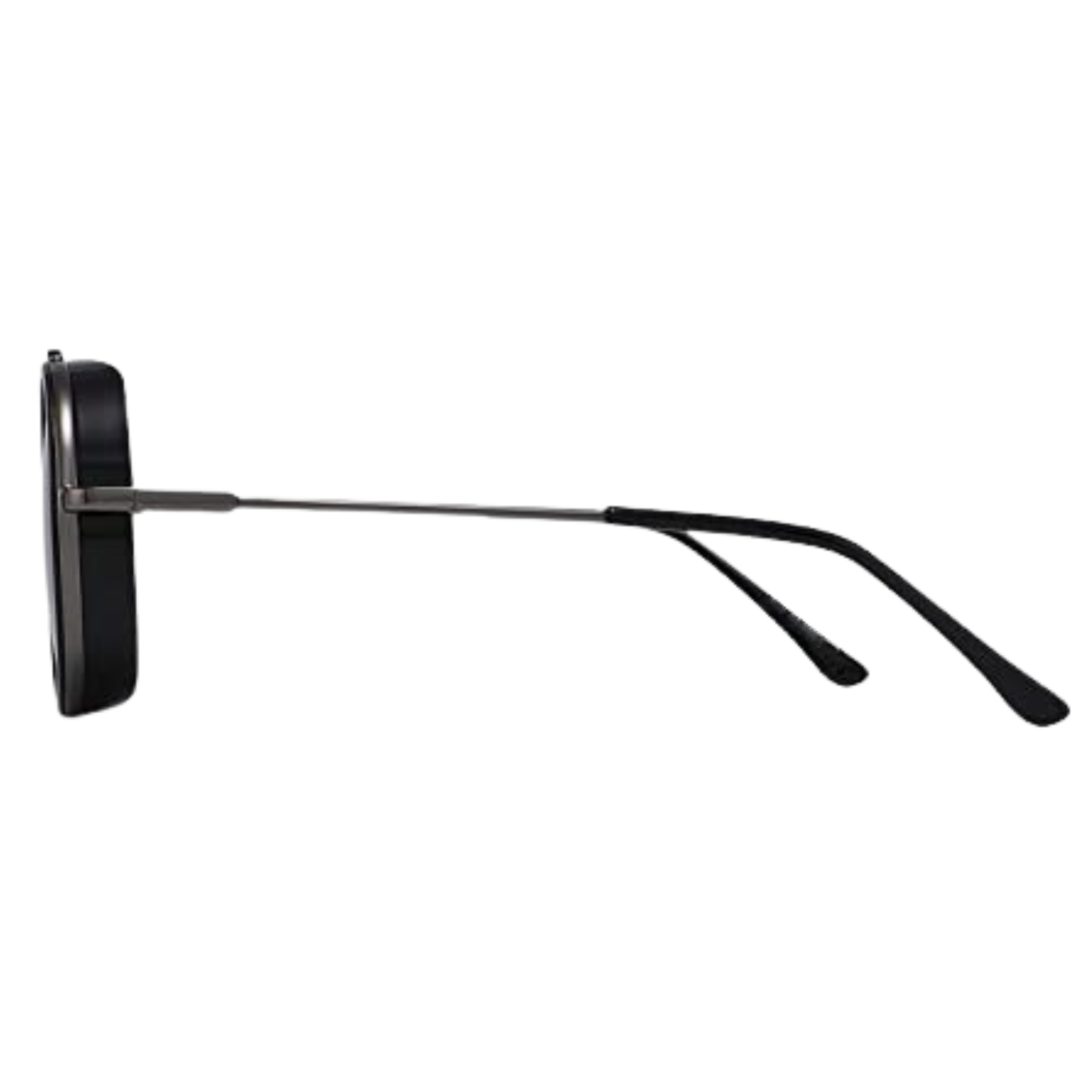 OCCHIALI ROTONDI NERI IN METALLO