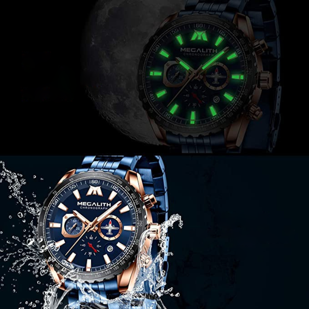 OROLOGIO IN ACCIAIO BLU