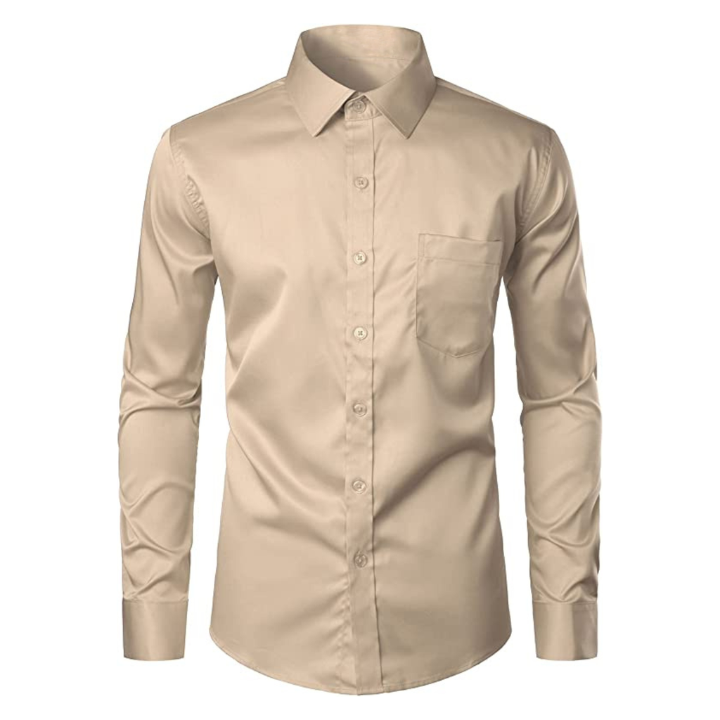CAMICIA CHRIS TINTA UNITA BEIGE
