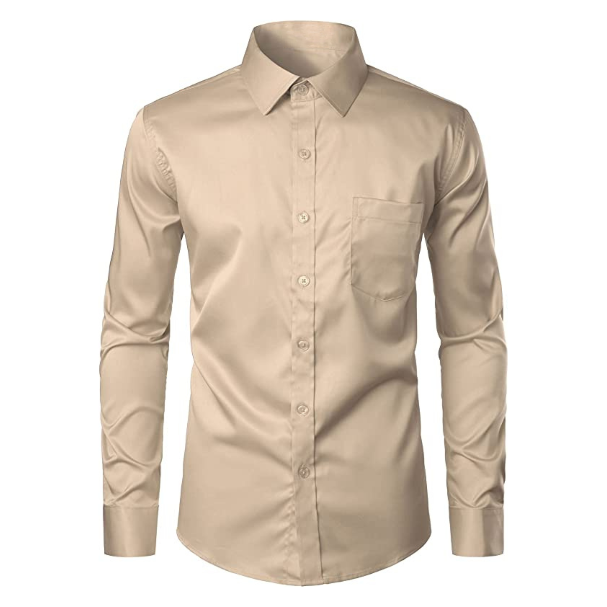 CAMICIA CHRIS TINTA UNITA BEIGE