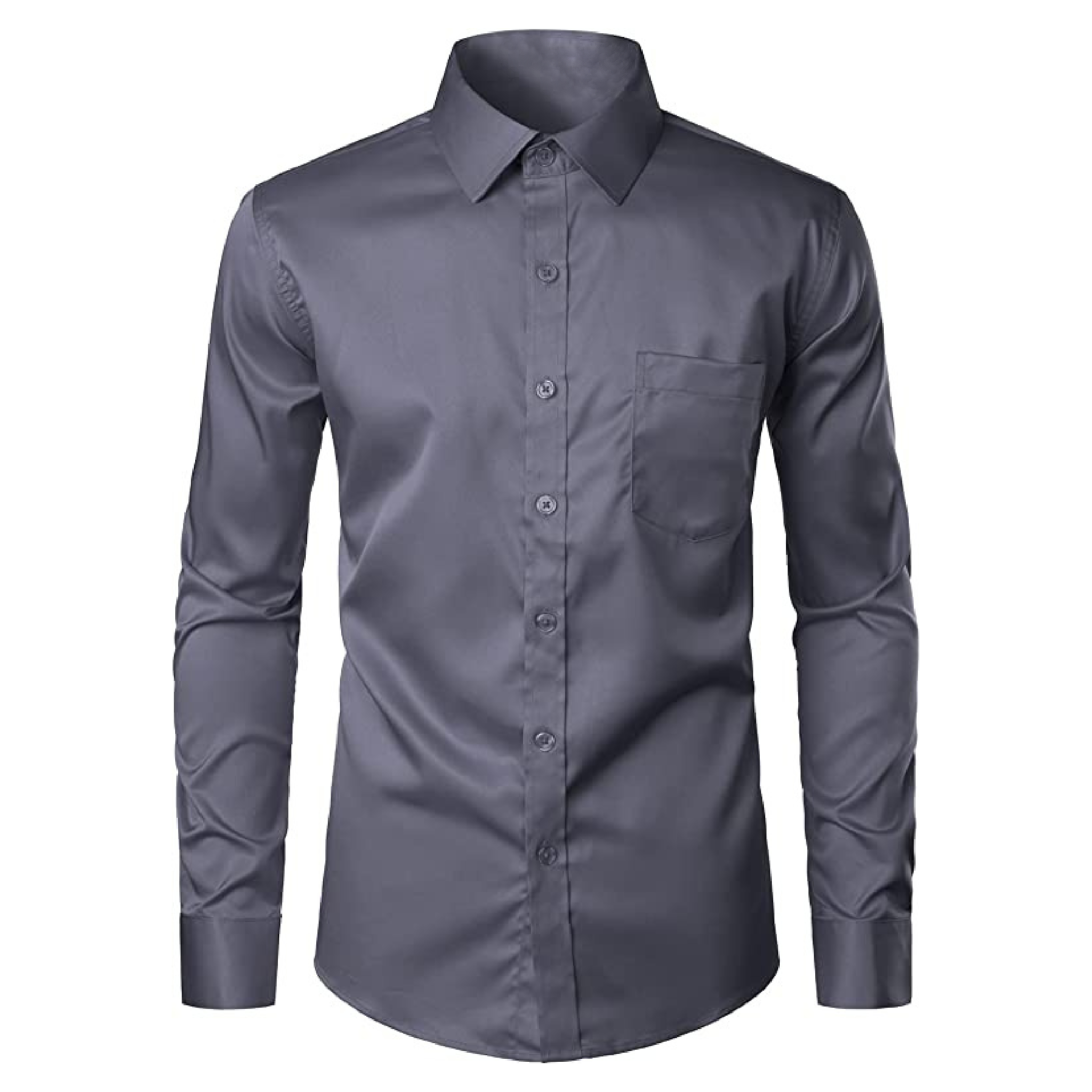 CAMICIA CHRIS TINTA UNITA GRIGIA