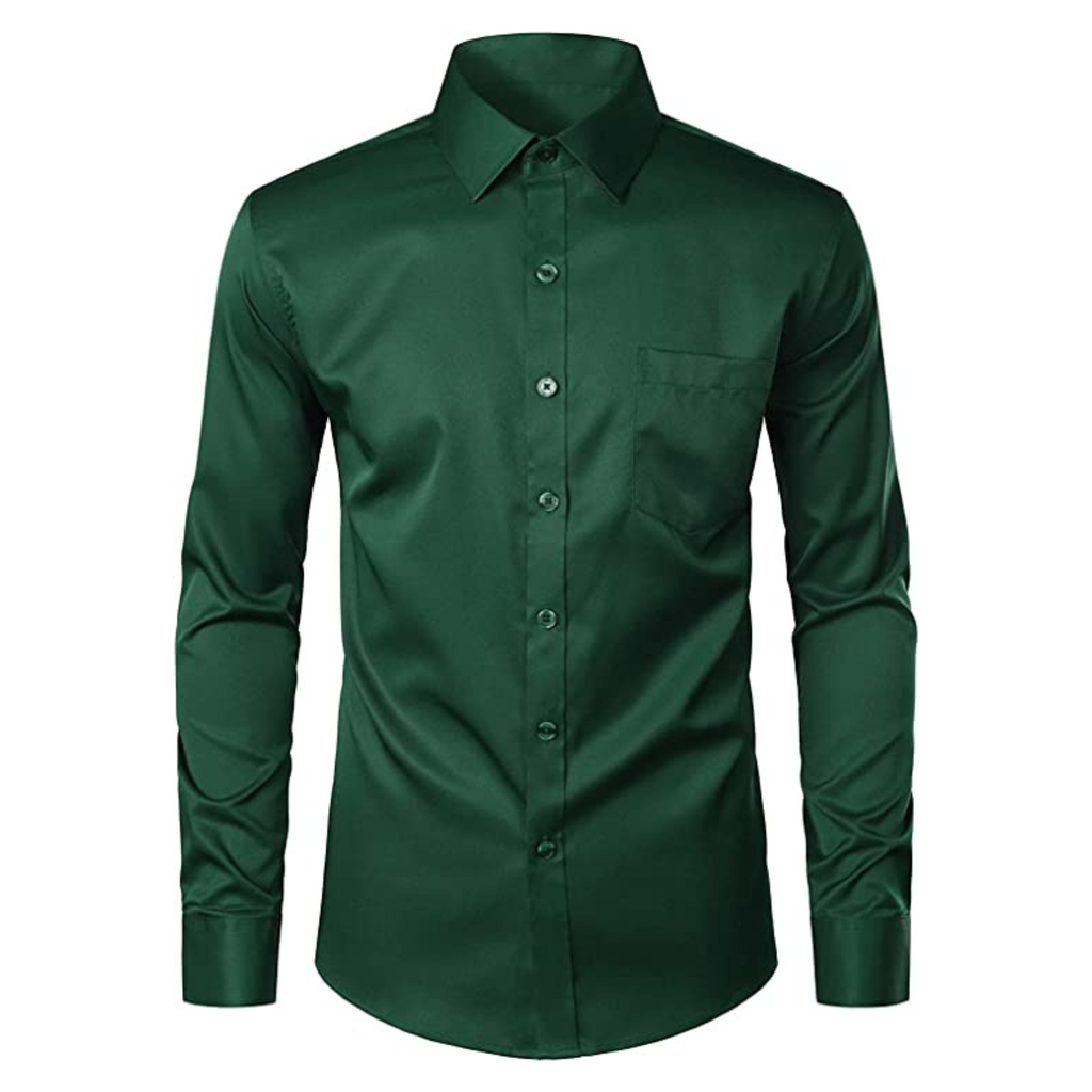 CAMICIA CHRIS TINTA UNITA VERDE