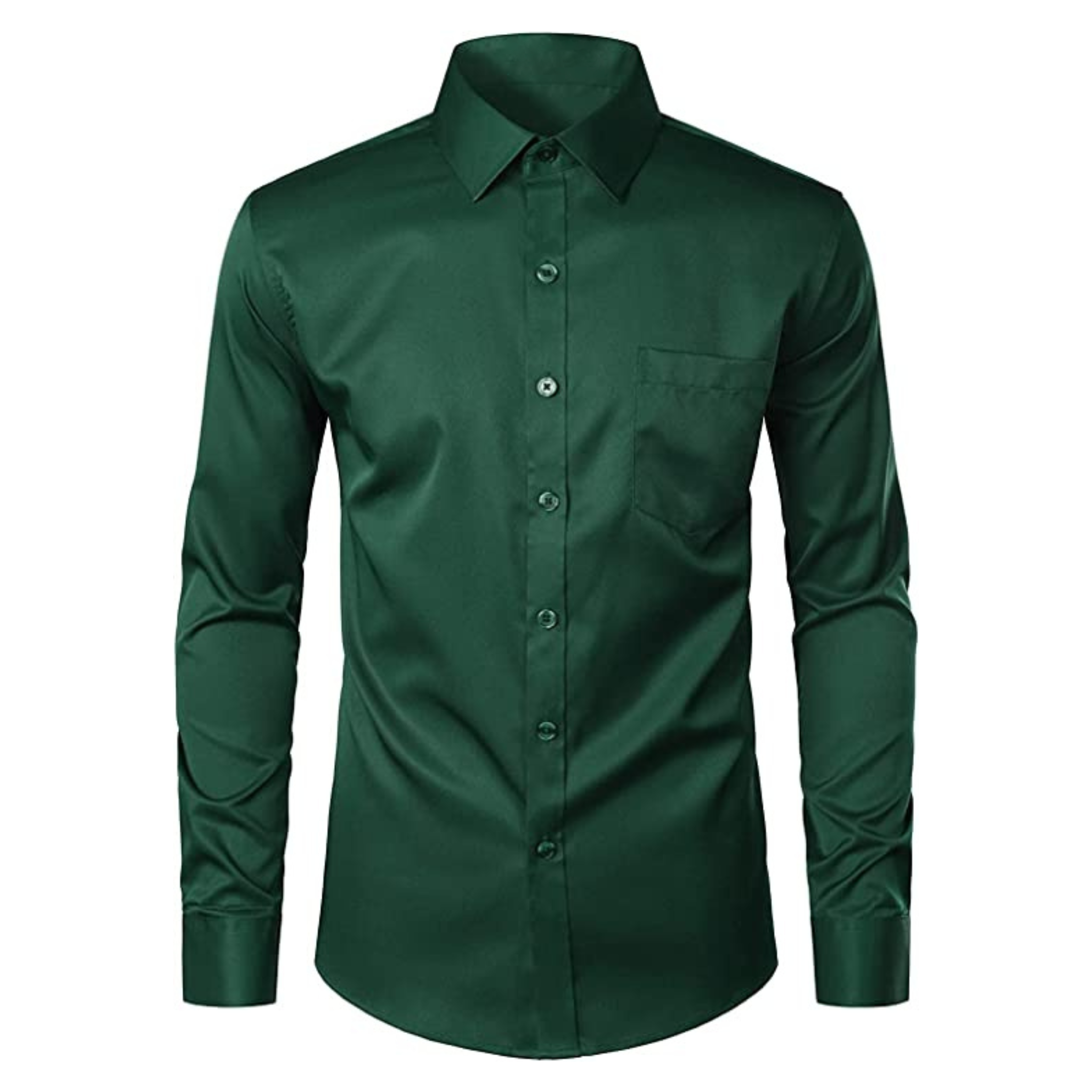 CAMICIA CHRIS TINTA UNITA VERDE