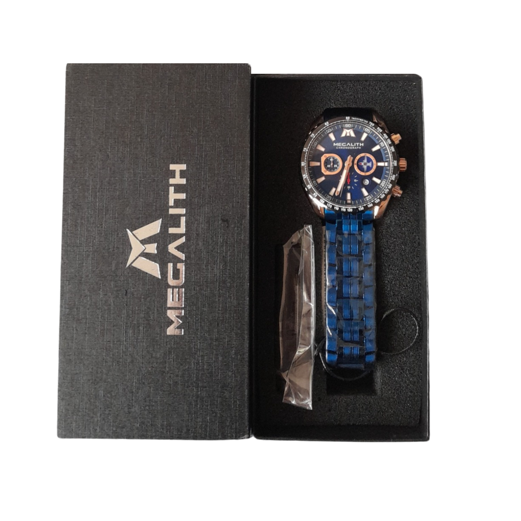 OROLOGIO IN ACCIAIO BLU