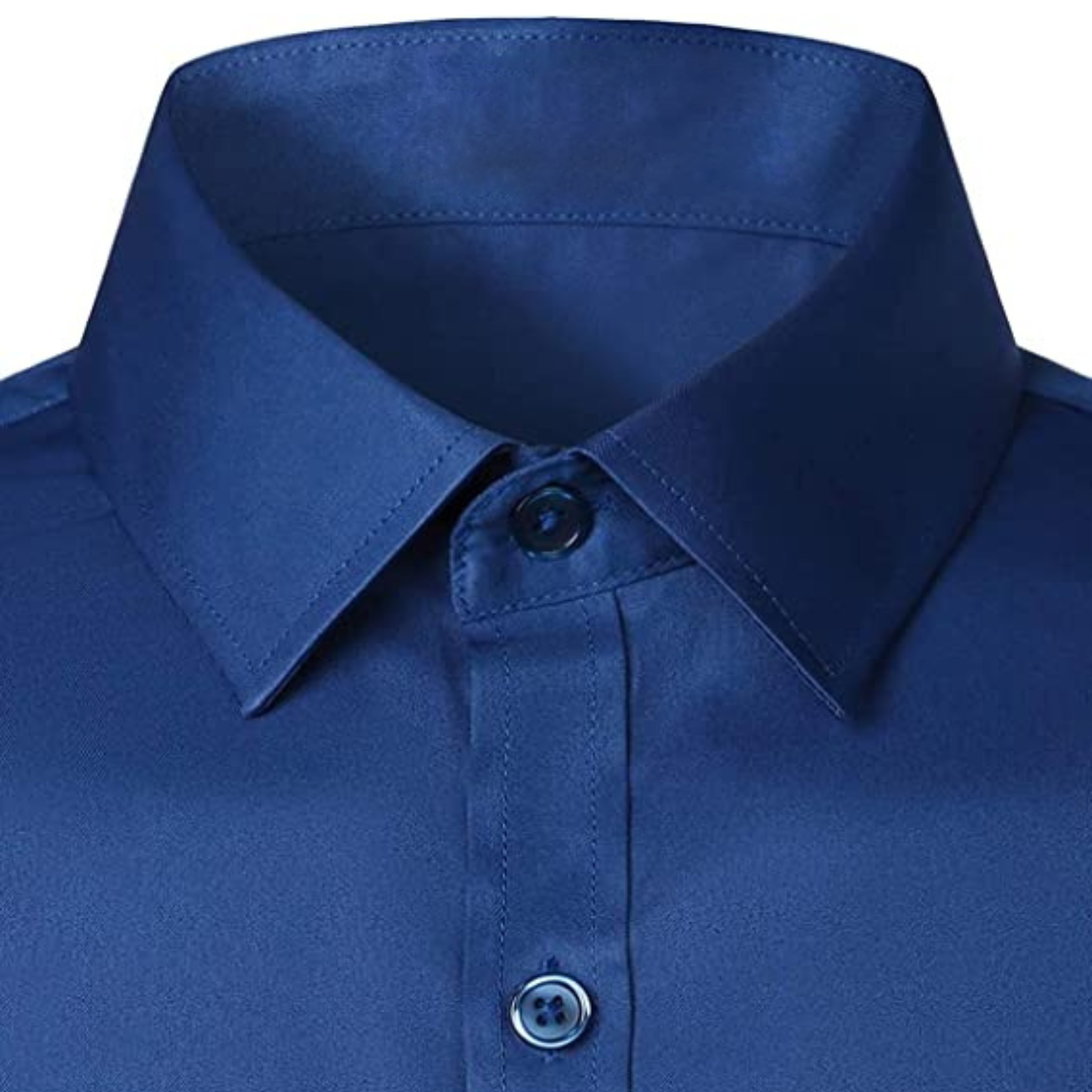 CAMICIA CHRIS TINTA UNITA BLU INDACO