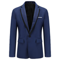 BLAZER ELEGANTE REVER SMOKING BLU