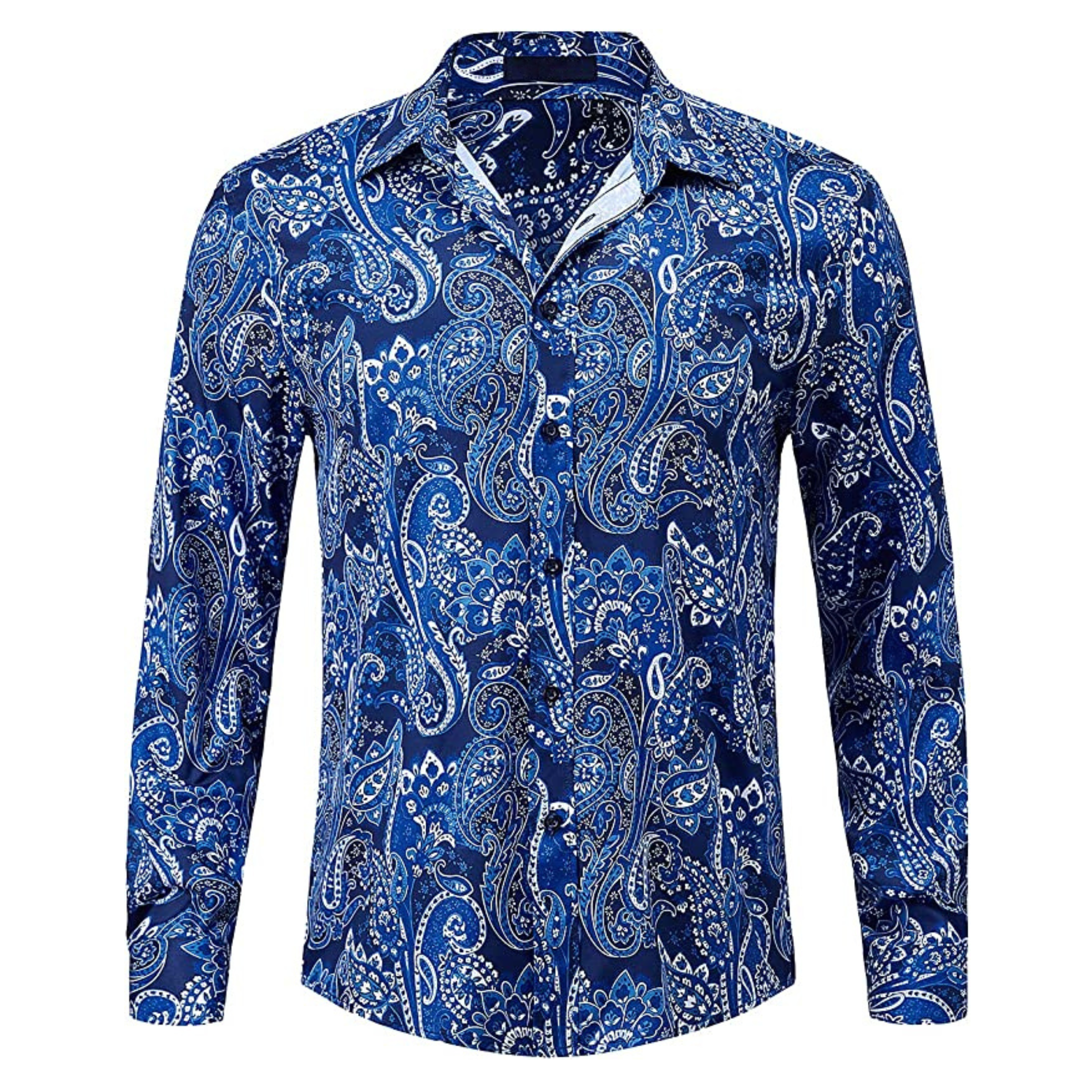 CAMICIA FLOREALE BLU