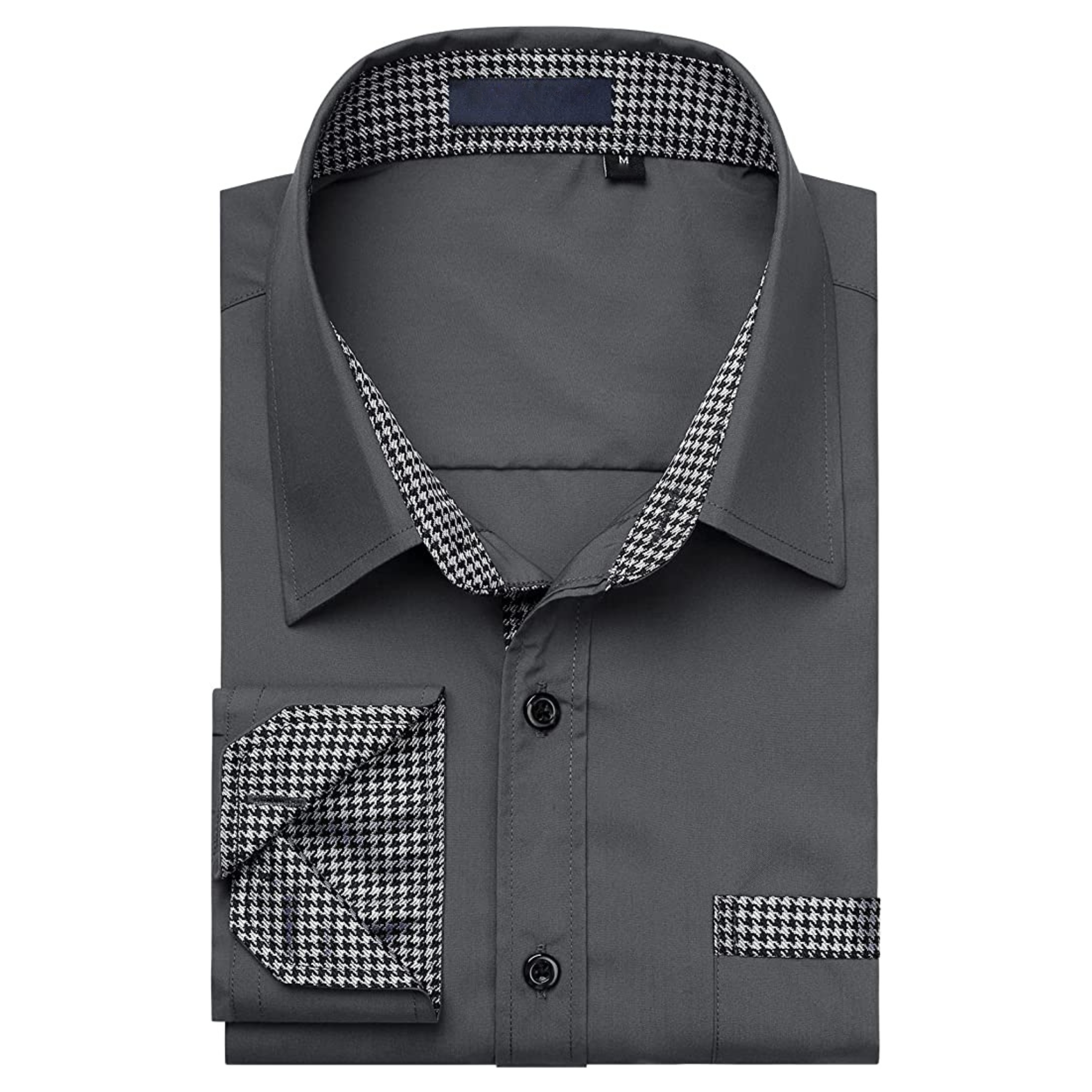 CAMICIA LESTER FANTASIA BICOLORE GRIGIA