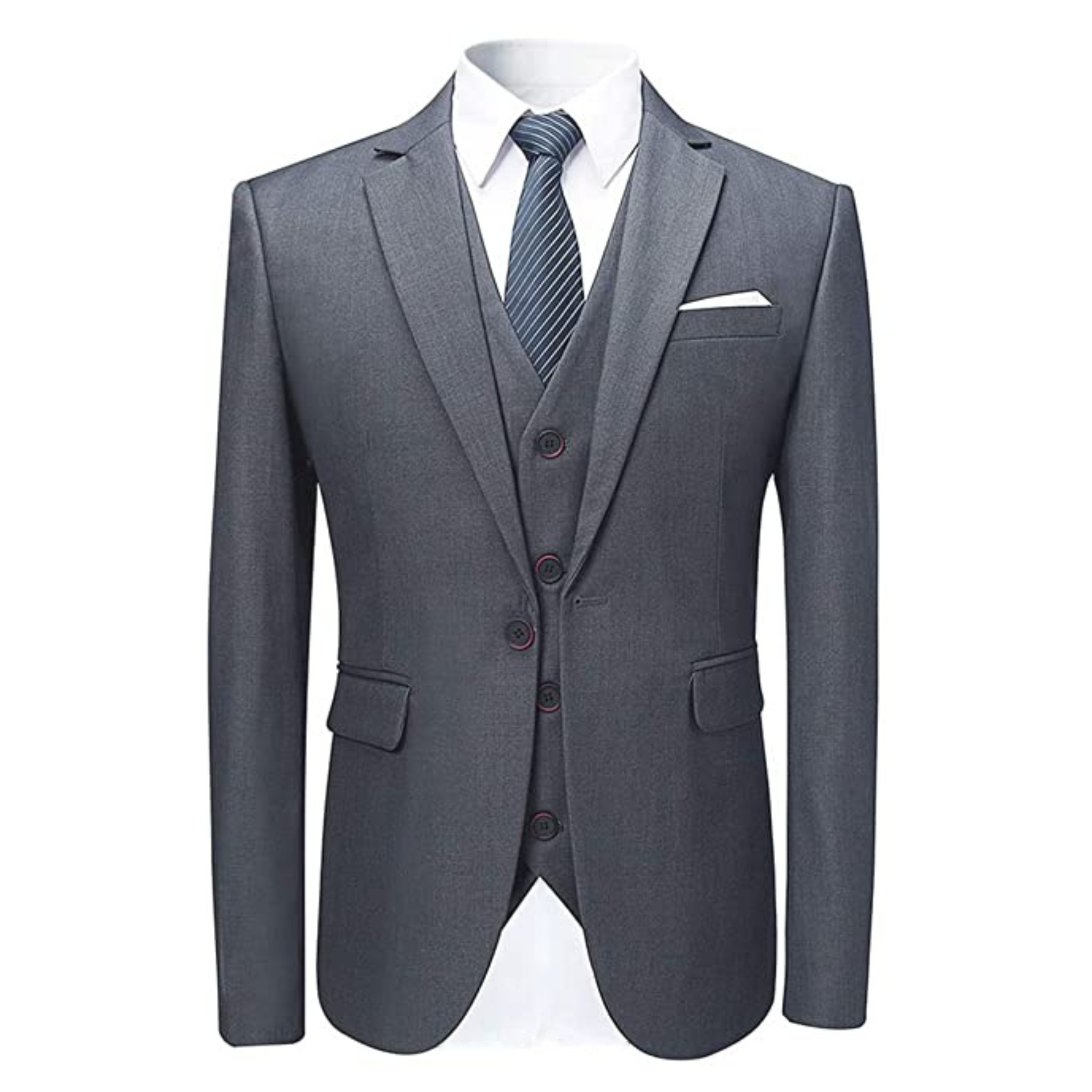 ABITO LUIS 3 PEZZI GRIGIO MEDIO