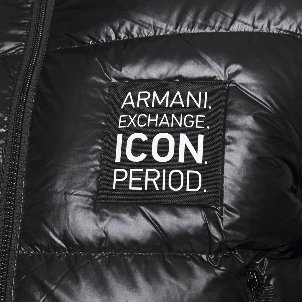 ARMANI EXCHANGE GIUBBOTTO PIUMINO ICON NERO