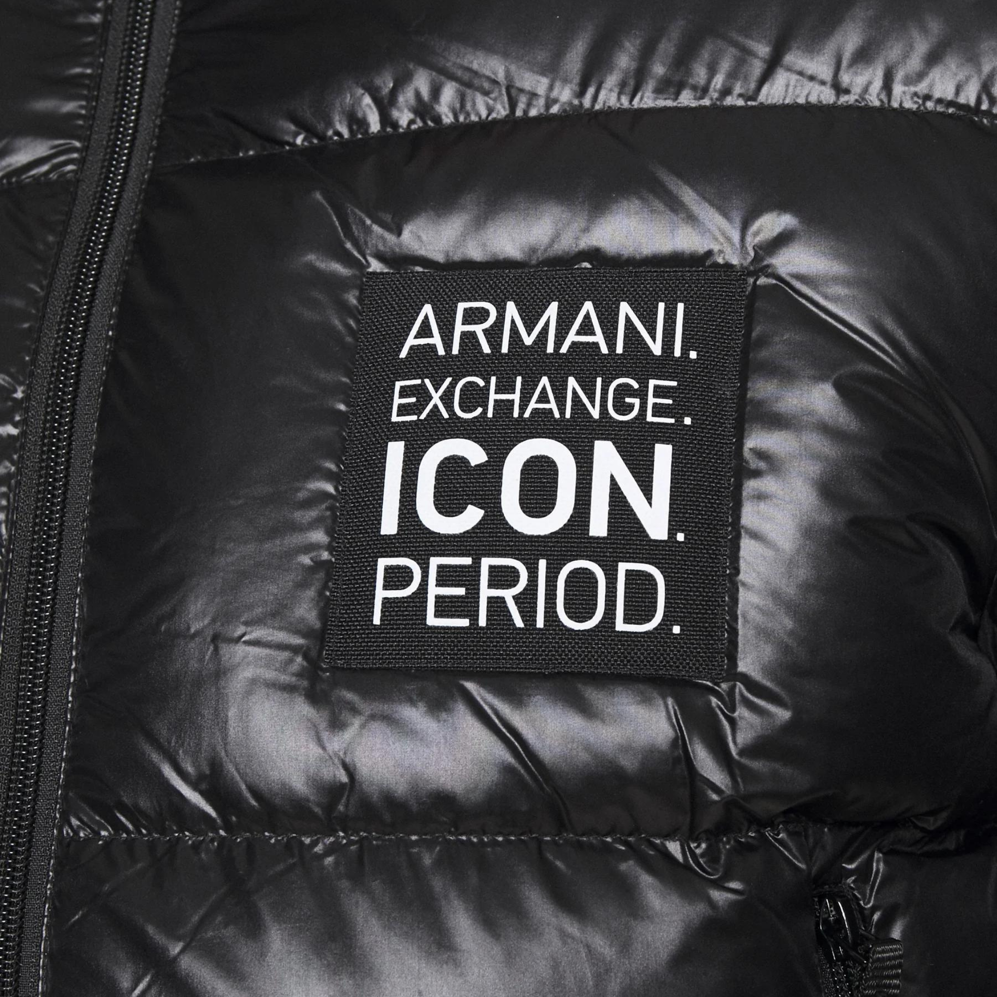 ARMANI EXCHANGE GIUBBOTTO PIUMINO ICON NERO