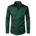CAMICIA CHRIS TINTA UNITA VERDE