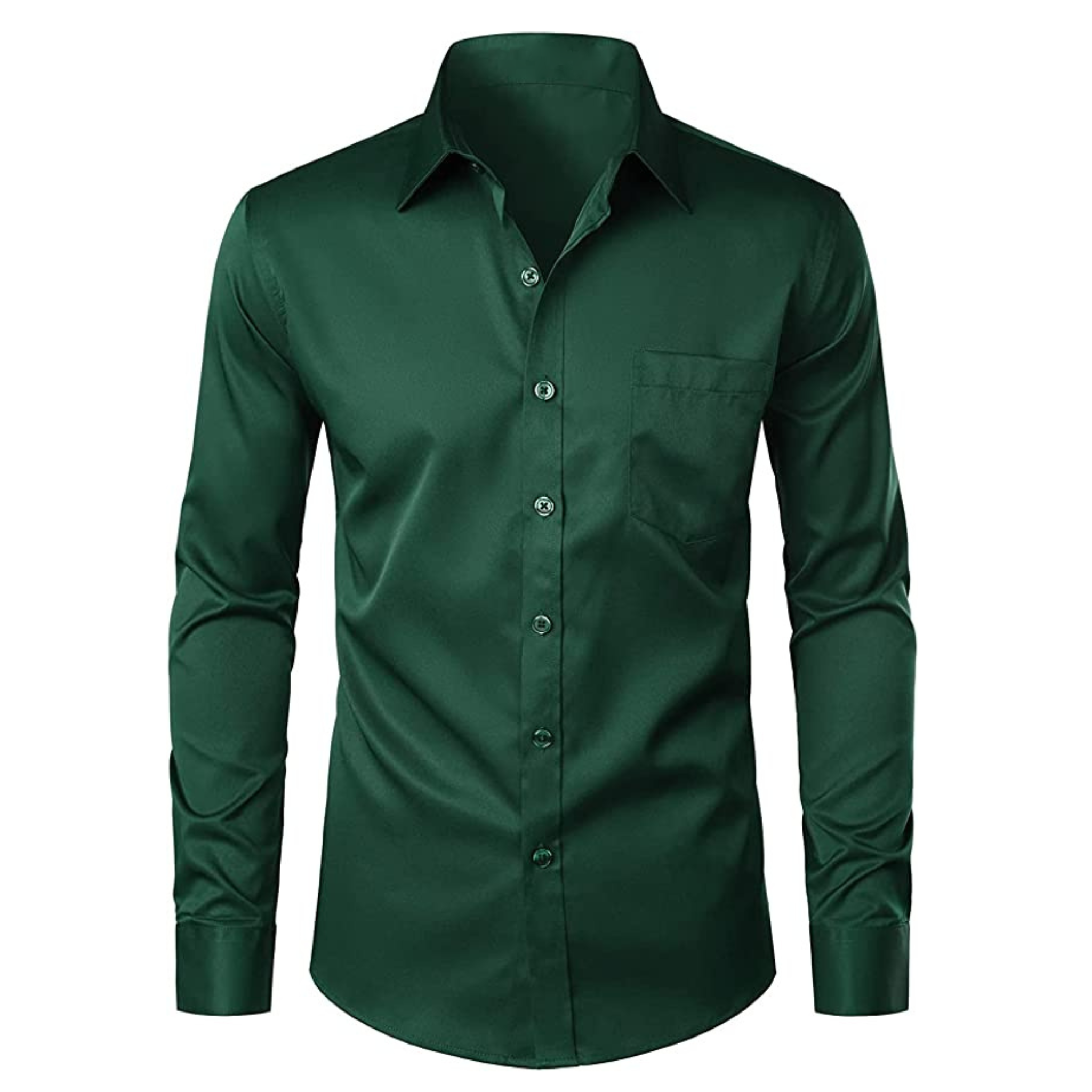 CAMICIA CHRIS TINTA UNITA VERDE