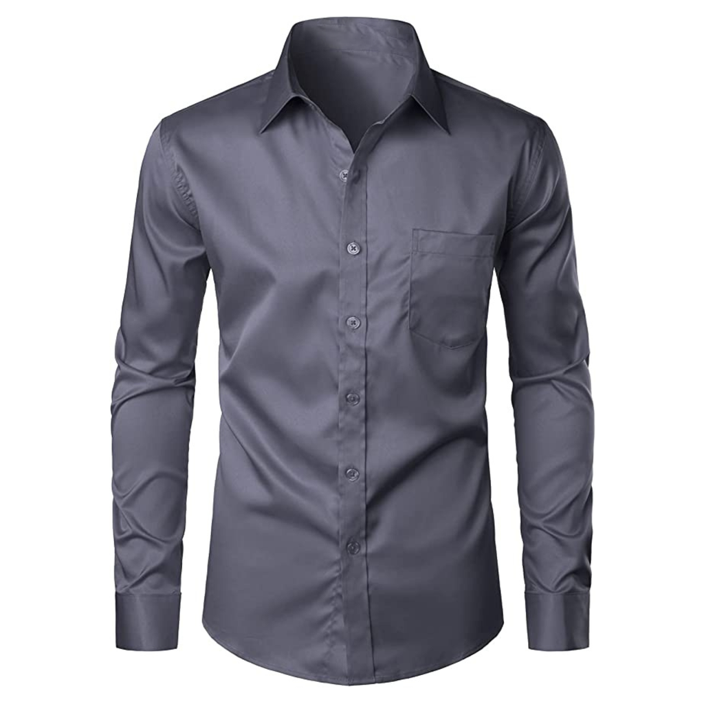 CAMICIA CHRIS TINTA UNITA GRIGIA