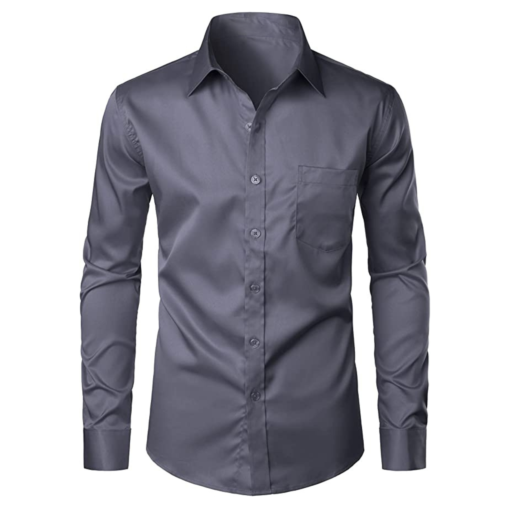 CAMICIA CHRIS TINTA UNITA GRIGIA